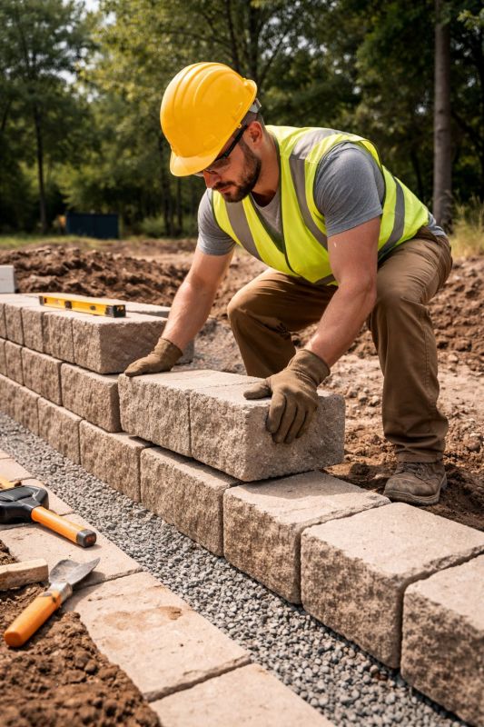 Concrete Blocks Installation in Stamford, CT