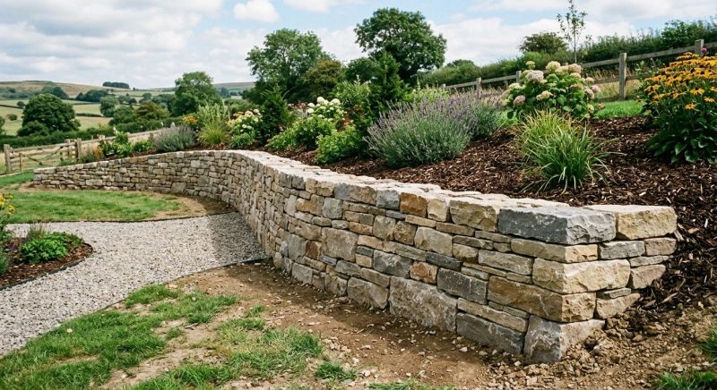Stone Wall Hardscaping in Fairfield County, CT